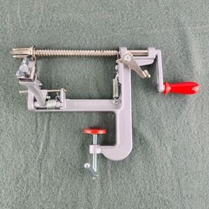 The Pampered Chef Apple Peeler Corer Slicer Handcrank #2430 -USED/WORKS